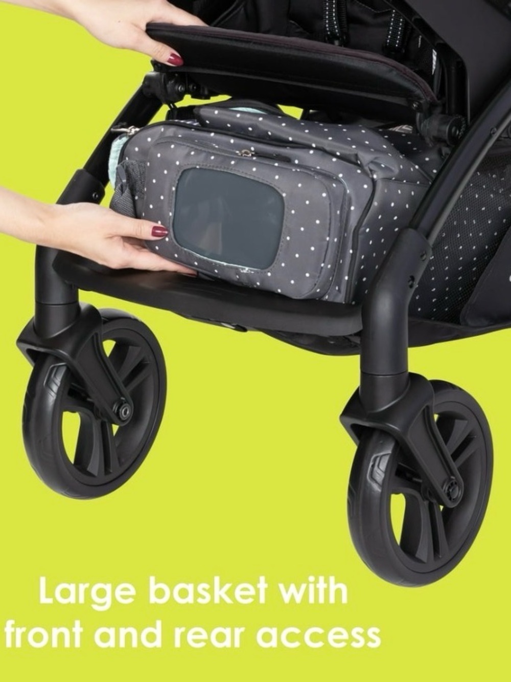 Baby Trend Sit N' Stand Double Stroller with Riding Board & Under Cubby Storage - Picture 5 of 12